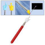 Maxbell 3xHand Pointer Accs Portable Teacher Pointer Finger Design for Home Whiteboard Red