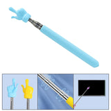 Maxbell 2xHand Pointer Accs Portable Teacher Pointer Finger Design for Home Whiteboard Blue