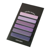 Maxbell 4xIndex Tabs Highlighter Strips Flag Book Flags Tabs for files Magazines Notes Violet