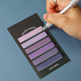 Maxbell 3xIndex Tabs Highlighter Strips Flag Book Flags Tabs for files Magazines Notes Violet