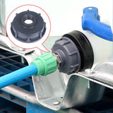 Maxbell 3xFood Grade Drain Adapter Coarse Thread Water Tote Tank Adapter for IBC Tanks 0.86inch
