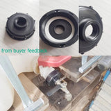 Maxbell 3xFood Grade Drain Adapter Coarse Thread Water Tote Tank Adapter for IBC Tanks 1.37inch