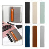 Maxbell 2xElastic Band Pen Holder Pen Sleeve for Hardcover Journals Planners Notebooks Black