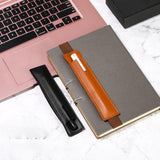 Maxbell 4xElastic Band Pen Holder Pen Sleeve for Hardcover Journals Planners Notebooks Black