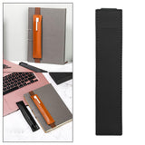 Maxbell 2xElastic Band Pen Holder Pen Sleeve for Hardcover Journals Planners Notebooks Black