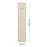Maxbell 3xElastic Band Pen Holder Pen Sleeve for Hardcover Journals Planners Notebooks Beige