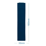 Maxbell 4xElastic Band Pen Holder Pen Sleeve for Hardcover Journals Planners Notebooks Dark Blue