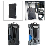 Maxbell 4xAluminum Alloy Slim Wallet Credit Card Holder Case Money Clip for Men Black