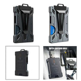 Maxbell 6xAluminum Alloy Slim Wallet Credit Card Holder Case Money Clip for Men Black