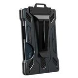 Maxbell 4xAluminum Alloy Slim Wallet Credit Card Holder Case Money Clip for Men Black