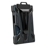 Maxbell 4xAluminum Alloy Slim Wallet Credit Card Holder Case Money Clip for Men Black