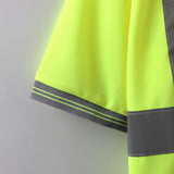 Maxbell 4xReflective Construction Shirts Work Wear Shirts for Construction Cycling Men 3XL Yellow