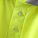 Maxbell 4xReflective Construction Shirts Work Wear Shirts for Construction Cycling Men 3XL Yellow
