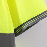 Maxbell 4xReflective Construction Shirts Work Wear Shirts for Construction Cycling Men 3XL Yellow
