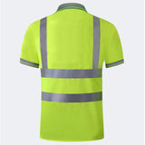 Maxbell 3xReflective Construction Shirts Work Wear Shirts for Construction Cycling Men 3XL Yellow
