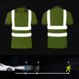 Maxbell 4xReflective Construction Shirts Work Wear Shirts for Construction Cycling Men 3XL Yellow