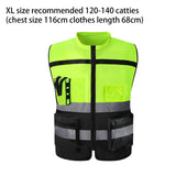 Maxbell 4xHigh Visibility Vest Breathable Work Road Lightweight Safety Reflective Vest XL Yellow