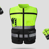 Maxbell 4xHigh Visibility Vest Breathable Work Road Lightweight Safety Reflective Vest XXL Yellow