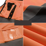 Maxbell 3xHigh Visibility Vest Breathable Work Road Lightweight Safety Reflective Vest XL Orange