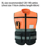 Maxbell 3xHigh Visibility Vest Breathable Work Road Lightweight Safety Reflective Vest XL Orange