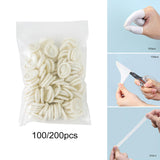 Maxbell 4xRubber Fingertips Protective Latex Finger Cots for Jewelry Cleaning Nail Art 100Pcs
