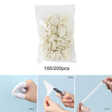 Maxbell 3xRubber Fingertips Protective Latex Finger Cots for Jewelry Cleaning Nail Art 100Pcs