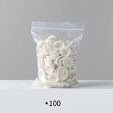 Maxbell 2xRubber Fingertips Protective Latex Finger Cots for Jewelry Cleaning Nail Art 100Pcs