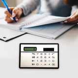 Maxbell 4x8 Digit Calculator Big Buttons Basic Calculators for Desktop Office Business Silver