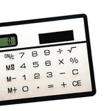 Maxbell 4x8 Digit Calculator Big Buttons Basic Calculators for Desktop Office Business Silver