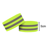 Maxbell 2xReflective Bands Adjustable Safety Reflector Tape Straps for Arm Leg Jogging