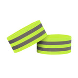 Maxbell 2xReflective Bands Adjustable Safety Reflector Tape Straps for Arm Leg Jogging