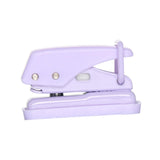 Maxbell 2xMini Single Hole Puncher Punch Handheld for Paper Handcraft Clipboard Sturdy Purple
