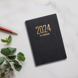 Maxbell 4xSchedule Notebook Monthly Planner Appointment Calendar Diary Journal Durable Black