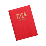 Maxbell 3xSchedule Notebook Monthly Planner Appointment Calendar Diary Journal Durable Red