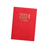 Maxbell 4xSchedule Notebook Monthly Planner Appointment Calendar Diary Journal Durable Red
