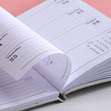 Maxbell 3xSchedule Notebook Monthly Planner Appointment Calendar Diary Journal Durable Red