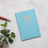 Maxbell 2xSchedule Notebook Monthly Planner Appointment Calendar Diary Journal Durable Blue
