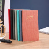 Maxbell 3x2024 Planner Journal to Track Goals Agenda Notebook for Business Home School Black