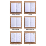 Maxbell 2x2024 Planner Journal to Track Goals Agenda Notebook for Business Home School Black