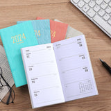Maxbell 4x2024 Planner Journal to Track Goals Agenda Notebook for Business Home School Black