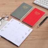 Maxbell 4x2024 Planner Journal to Track Goals Agenda Notebook for Business Home School Black