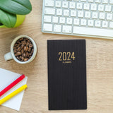 Maxbell 4x2024 Planner Journal to Track Goals Agenda Notebook for Business Home School Black