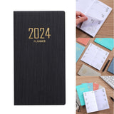 Maxbell 3x2024 Planner Journal to Track Goals Agenda Notebook for Business Home School Black