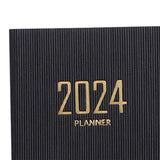 Maxbell 4x2024 Planner Journal to Track Goals Agenda Notebook for Business Home School Black