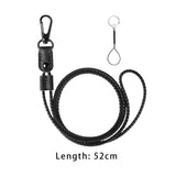 Maxbell 5xNeck Lanyards Durable Identity Lanyard Multipurpose Id Hanging Lanyard for Keys Black