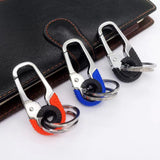 Maxbell 3xCar Key Chain for Men Multifunction Exquisite Universal for Men Women Unisex Blue