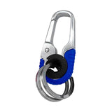 Maxbell 2xCar Key Chain for Men Multifunction Exquisite Universal for Men Women Unisex Blue
