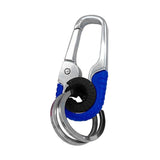 Maxbell 4xCar Key Chain for Men Multifunction Exquisite Universal for Men Women Unisex Blue