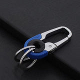 Maxbell 4xCar Key Chain for Men Multifunction Exquisite Universal for Men Women Unisex Blue