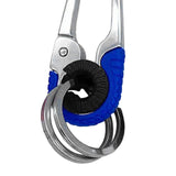 Maxbell 4xCar Key Chain for Men Multifunction Exquisite Universal for Men Women Unisex Blue